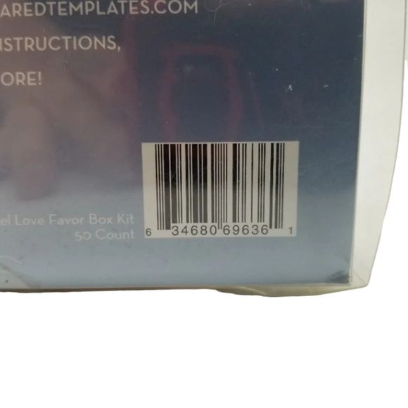 Jewel Love Favor Box Kit Weddings Anniversaries Special Occasions 50 Count - Picture 5 of 5